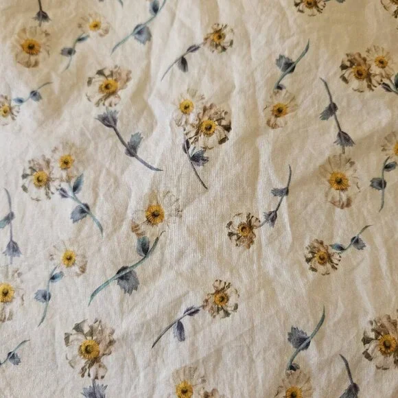 Antonio Melani Floral Cotton Wrap Skirt 10 Garden Party Tea Length Coquette - Picture 15 of 15